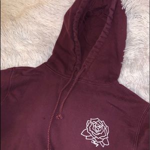 Maroon Obey Hoodie